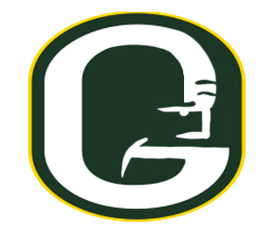 Green Bay Packers Manning Face Logo fabric transfer
